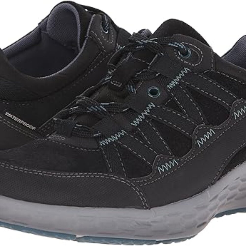 Rockport Cobb Hill Women Freshexcel New Balance Waterproof Black tie sneaker 10